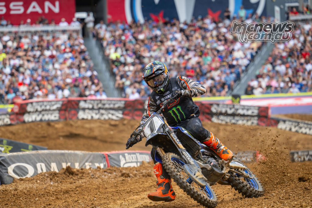 Cooper Webb during the Nashville 450SX main event