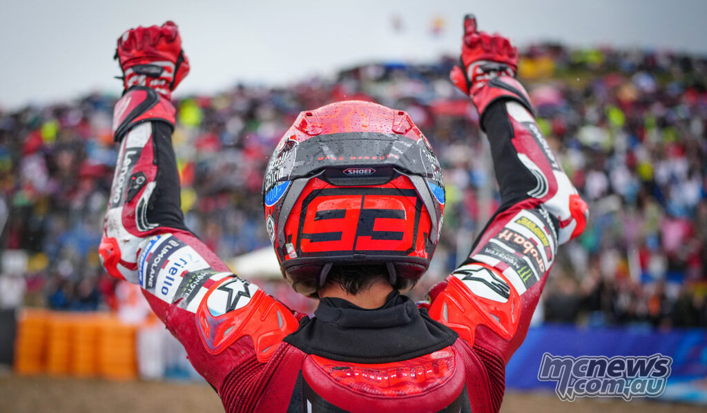 Marc Márquez Sprint action at Jerez.