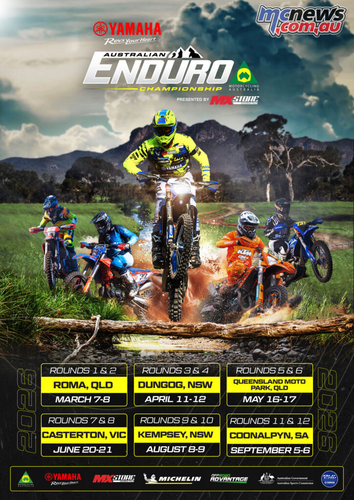 2026 Yamaha Australian Enduro Championship Calendar