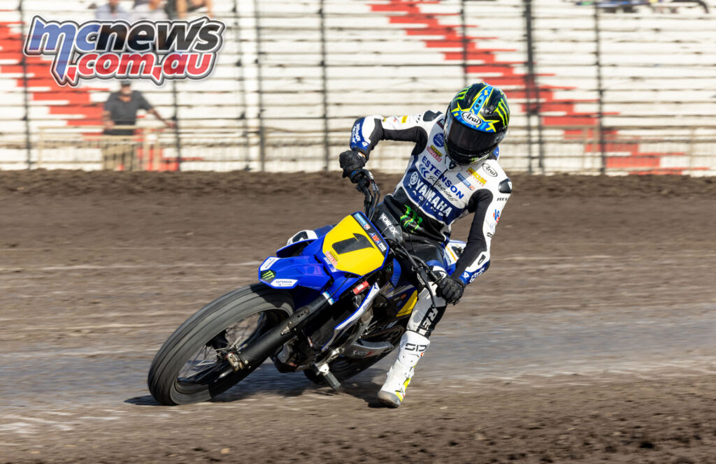 Tom Drane racing his Estenson Yamaha YZ450F at the 2026 Silver Dollar Short Track