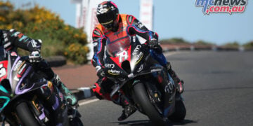 Storm Stacey claims his debut North West 200 win in the Superstock race
