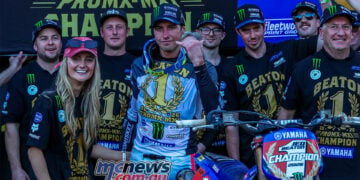 Jed Beaton and the Monster Energy CDR Yamaha Team