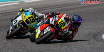 Roulstone leads Aussie charge through sweltering Jerez MotoJunior round