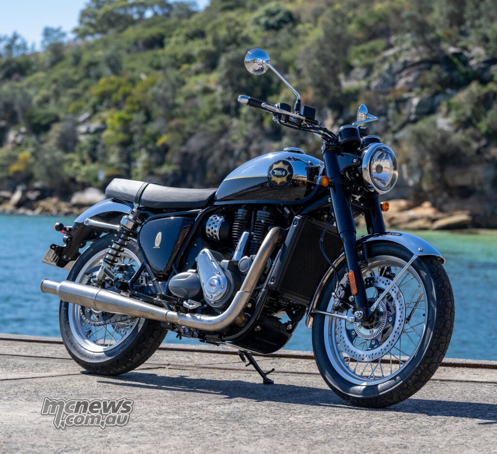 BSA Gold Star 650 photographed at the 2026 Australian launch