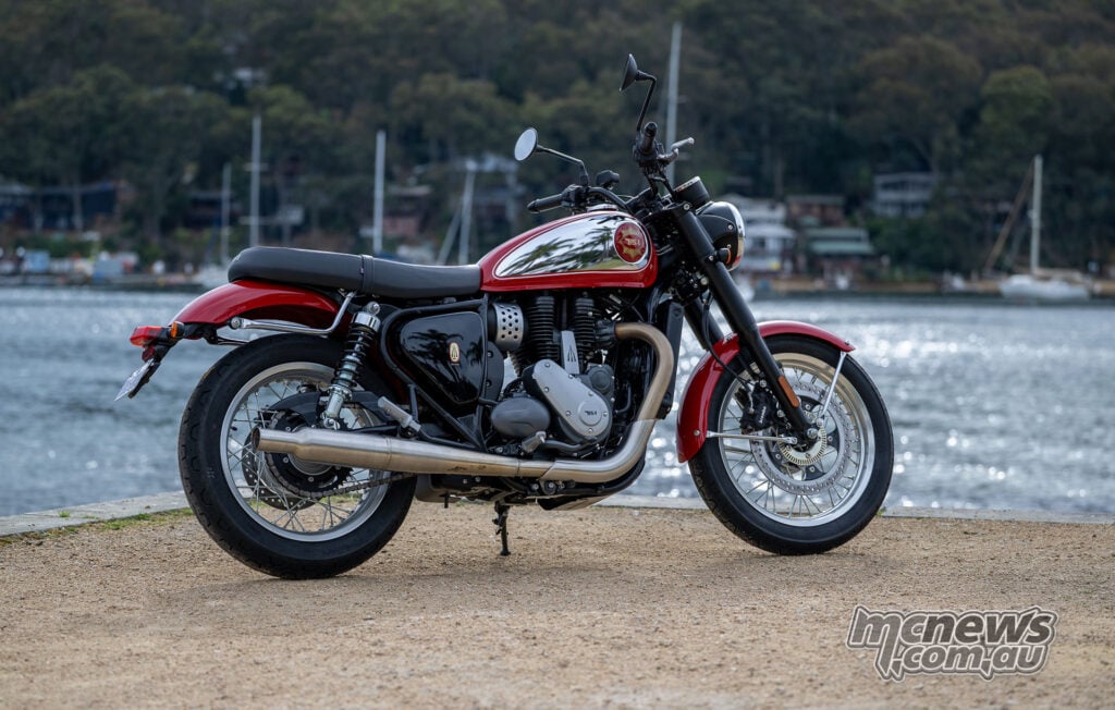 BSA Gold Star 650 at the Australian launch