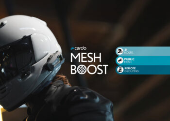 Cardo Mesh Boost expands PACKTALK communication to 31 riders