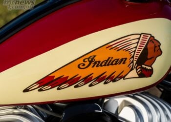 Heritage Indian headdress tank logo on 2026 Chief Vintage Sturgis Edition