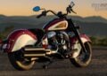 Rear three-quarter view of 2026 Indian Chief Vintage Sturgis Edition