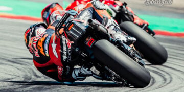 Sparks fly as Marquez wins Aragon and blows MotoGP title fight open