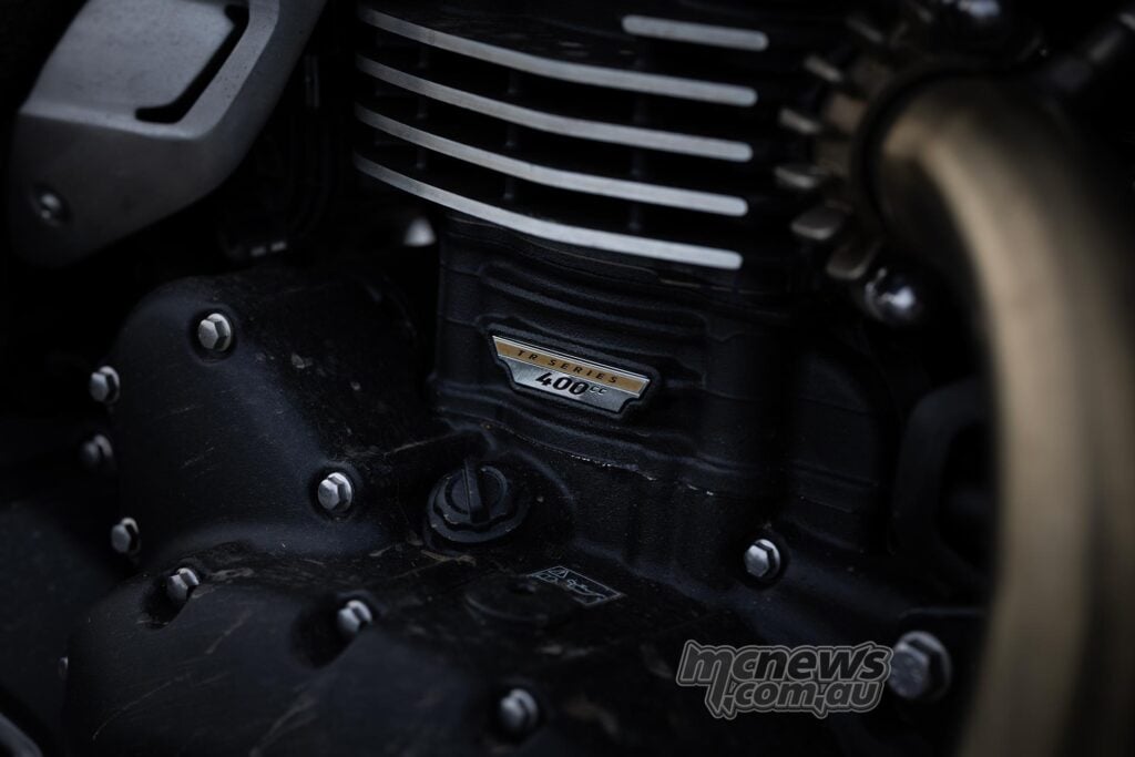Triumph have also done a good job on finish quality, helping their 400 range stand out