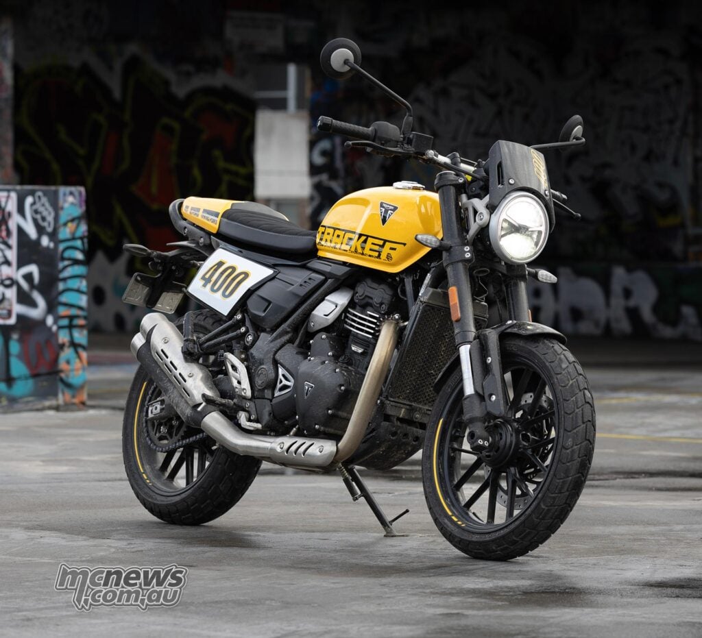 The Triumph Tracker 400 will set you back $9,900