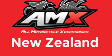 AMX New Zealand launch graphic featuring the AMX logo on a red background