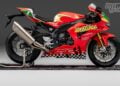 Full side profile of the 2026 John McGuinness 30th Anniversary CBR1000RR-R Fireblade SP