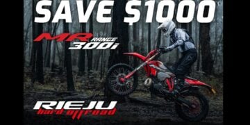 Rieju | Save $1,000 off the MR PRO & MR RACING Range!