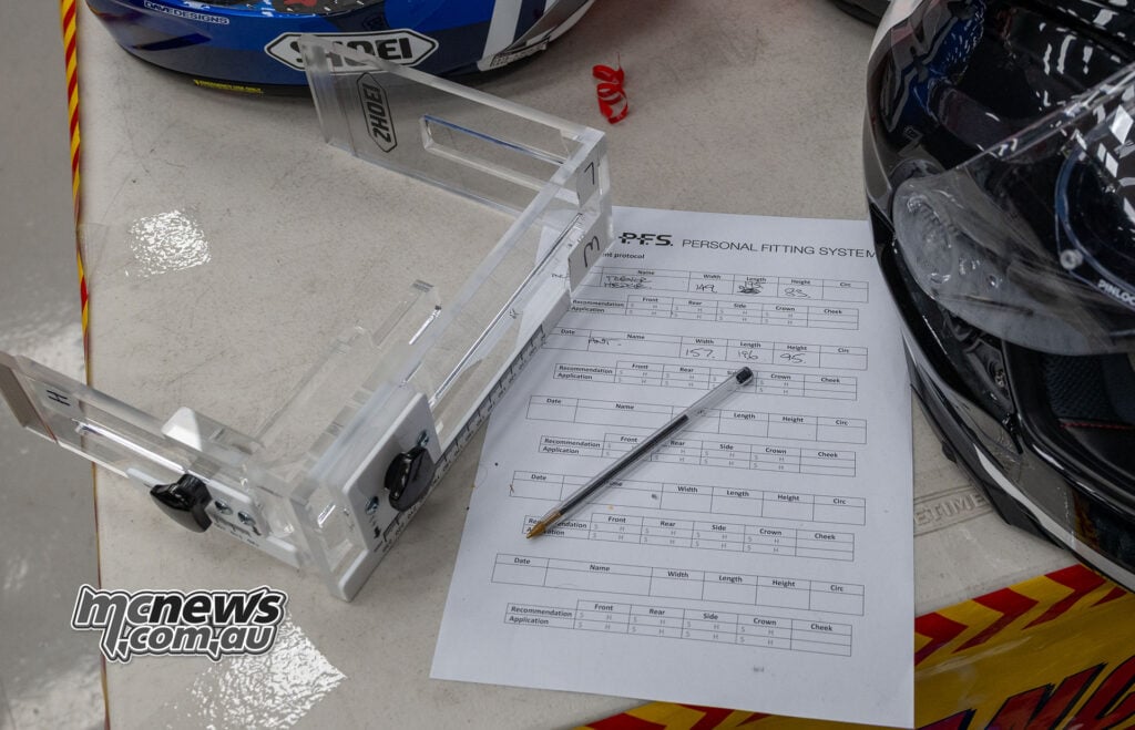 PFS worksheet showing Trev at 195 by 149 by 83 mm and Ant at 196 by 157 by 95 mm.