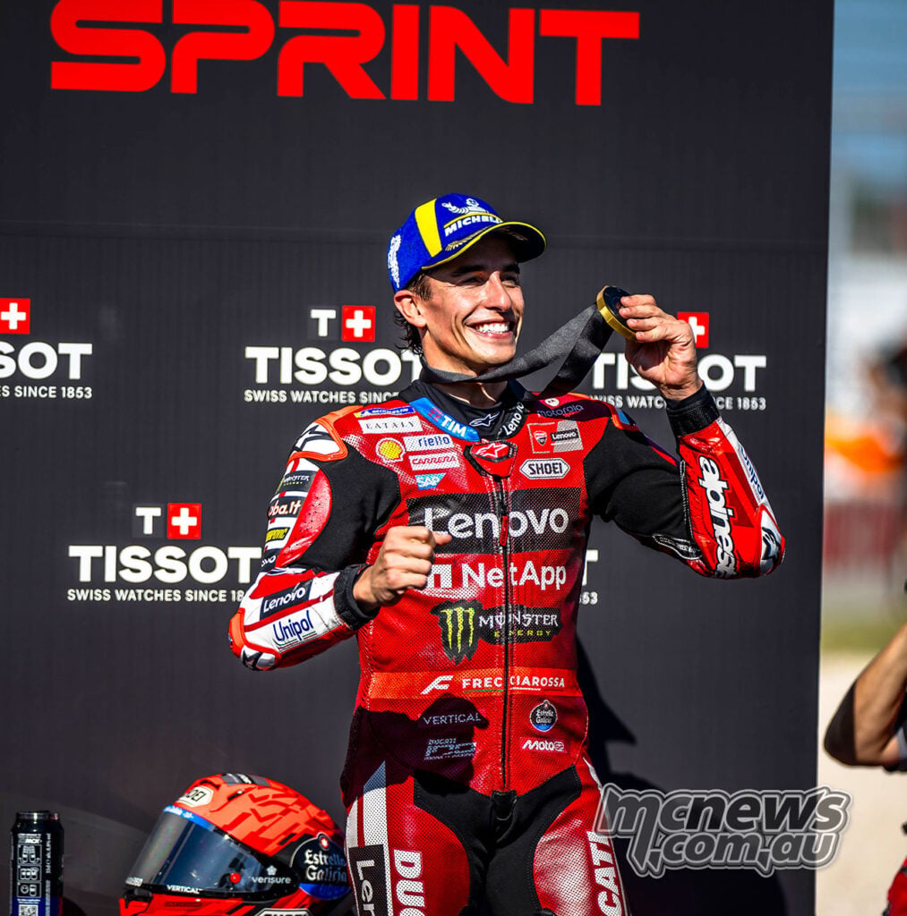 Marquez's sixth Sprint victory of 2026 reduced his deficit to championship leader Jorge Martin to 14 points.