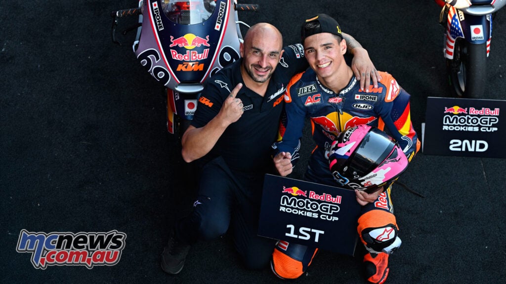 Beñat Fernandez secured the 2026 Red Bull Rookies Cup by five points after a dramatic Austrian finale