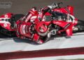 Iker Lecuona riding the Aruba.it Racing Ducati Panigale V4 R during Friday WorldSBK practice at Cremona.