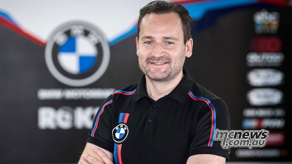 BMW Motorrad Motorsport boss Sven Blusch, who has welcomed Brad Binder to BMW's WorldSBK line-up for 2027.