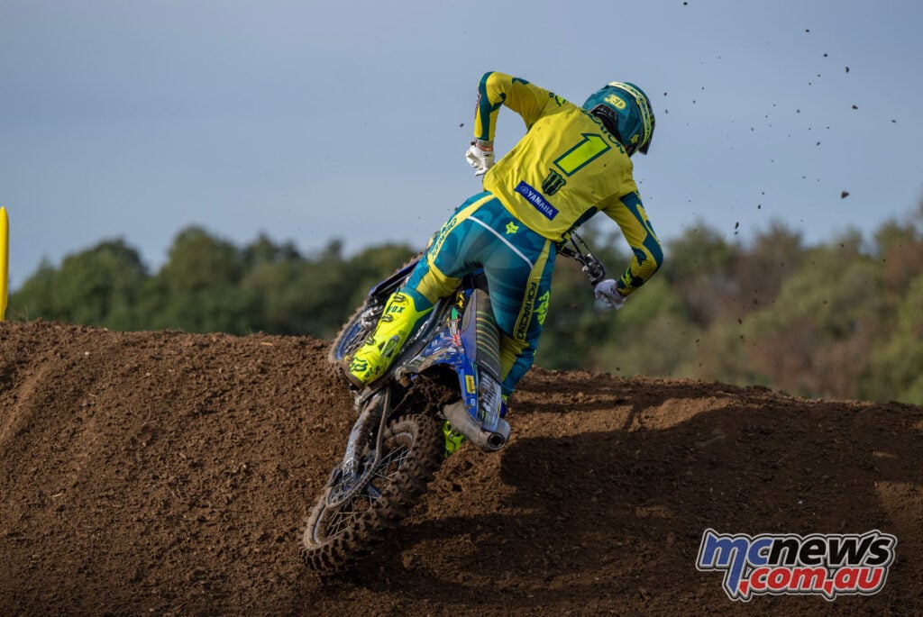 Jed Beaton aboard his Yamaha for Australia at the 2026 Motocross of Nations
