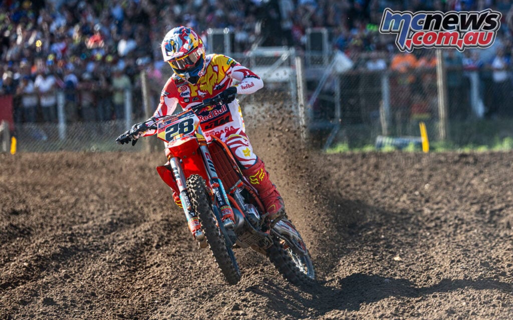 Jorge Prado racing his KTM in Race One of the 2026 Motocross of Nations