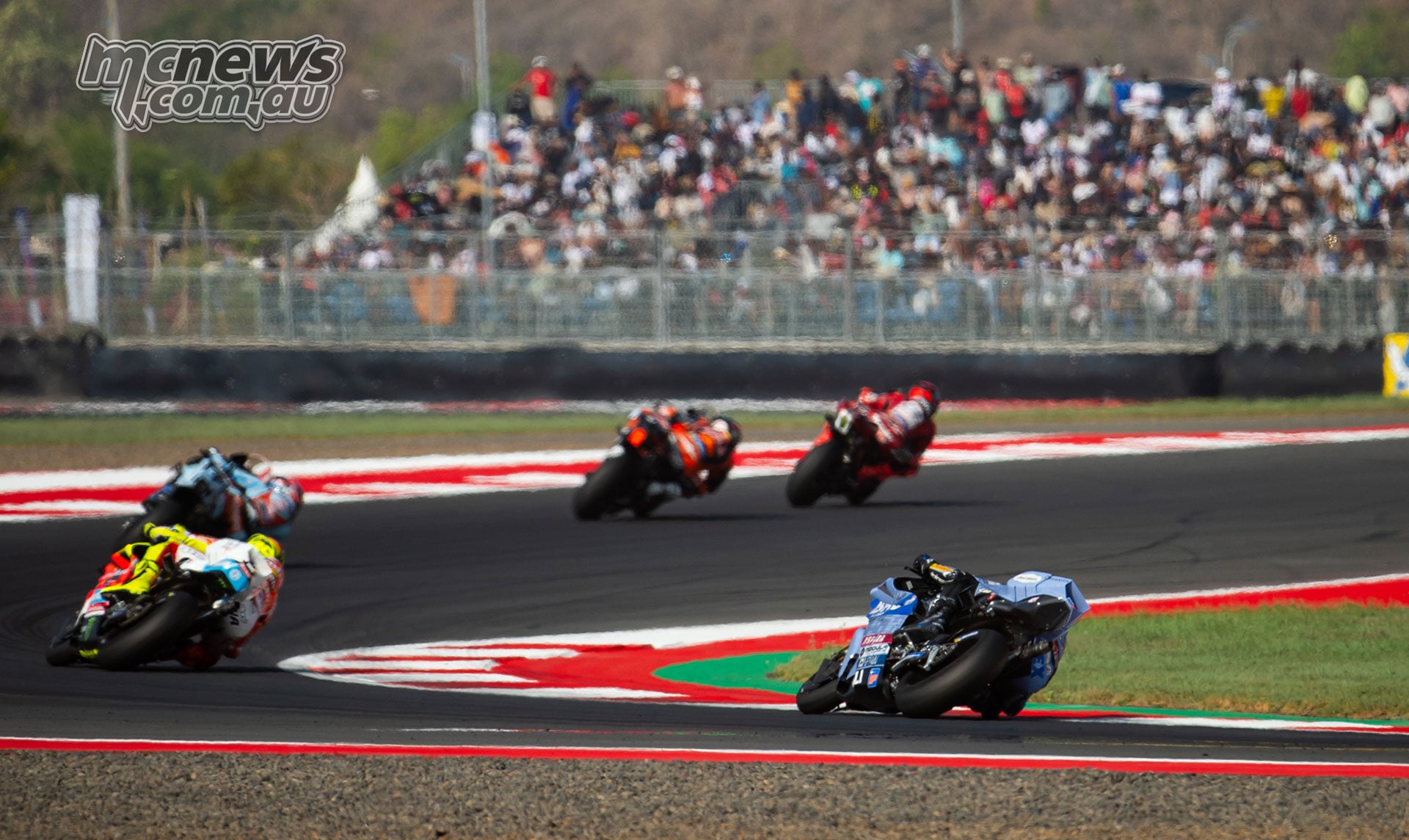 Marc Marquez, Pedro Acosta, Ai Ogura, Fabio Di Giannantonio and Alex Marquez spread through Mandalika’s corners