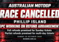 Australian MotoGP cancelled as weather denies Phillip Island its farewell race