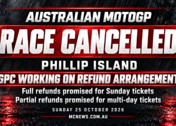Australian MotoGP cancelled as weather denies Phillip Island its farewell race