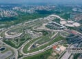 Aerial view of Shanghai International Circuit in China, venue for the 2027 WorldSBK season finale.