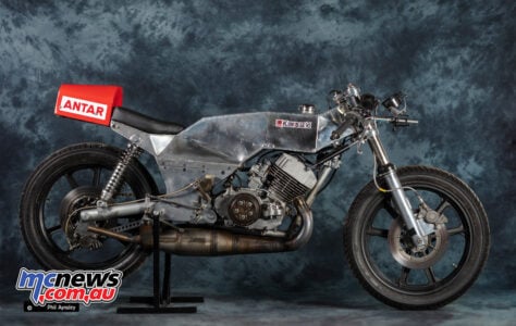 Eric Offenstadt's Kawasaki 500 monocoque racer Eric Offenstadt's Kawasaki 500 monocoque racer