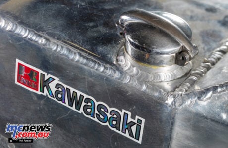Eric Offenstadt's Kawasaki 500 monocoque racer Eric Offenstadt's Kawasaki 500 monocoque racer