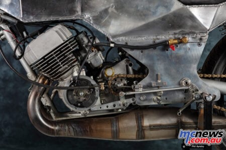 Eric Offenstadt's Kawasaki 500 monocoque racer Eric Offenstadt's Kawasaki 500 monocoque racer