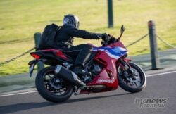 Very civilised exhaust note, I'd be looking for a slip-on fo-sho