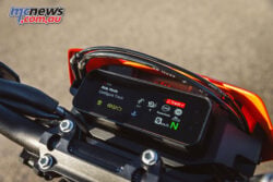 2026 KTM 690 SMC R TFT display