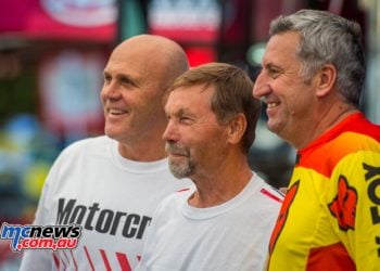 Mike Landman, Heikki Mikkola, Craig Dack - Classic Dirt 12 Condonale - Image by Greg Smith