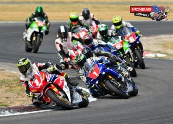 Troy Herfoss leads Wayne Maxwell at Winton