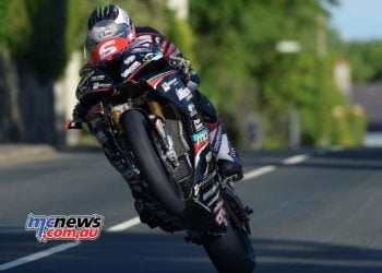 Michael Dunlop at the IOM TT in 2016